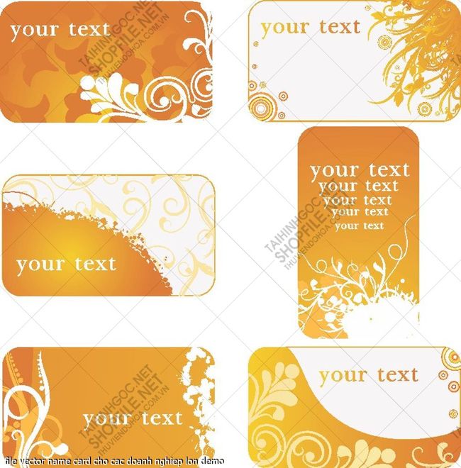 file vector name card cho cac doanh nghiep lon 